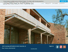Tablet Screenshot of legnotecnicafattorini.it
